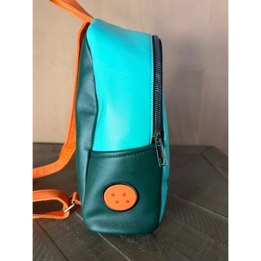 Dragon Ball Super Shenron Mini Backpack Bioworld Teal Orange Anime Bag